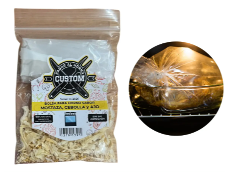 Bolsa para Horno MOSTAZA, CEBOLLA Y AJO