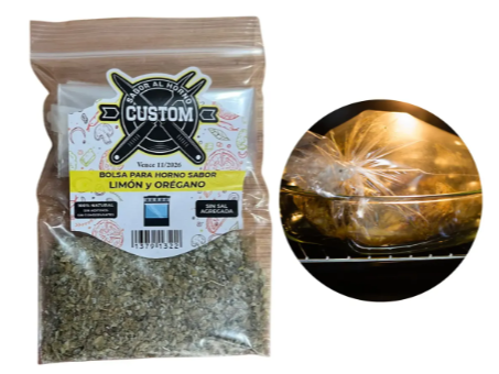 Bolsa para Horno Limón y Oregano de Custom Sal de Asador