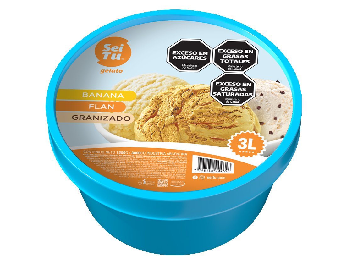 3L BANANA - FLAN - GRANIZADO