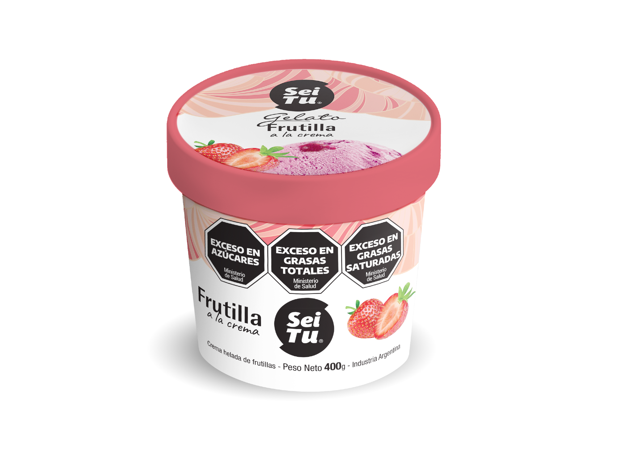 POTE 750 CC FRUTILLA A LA CREMA