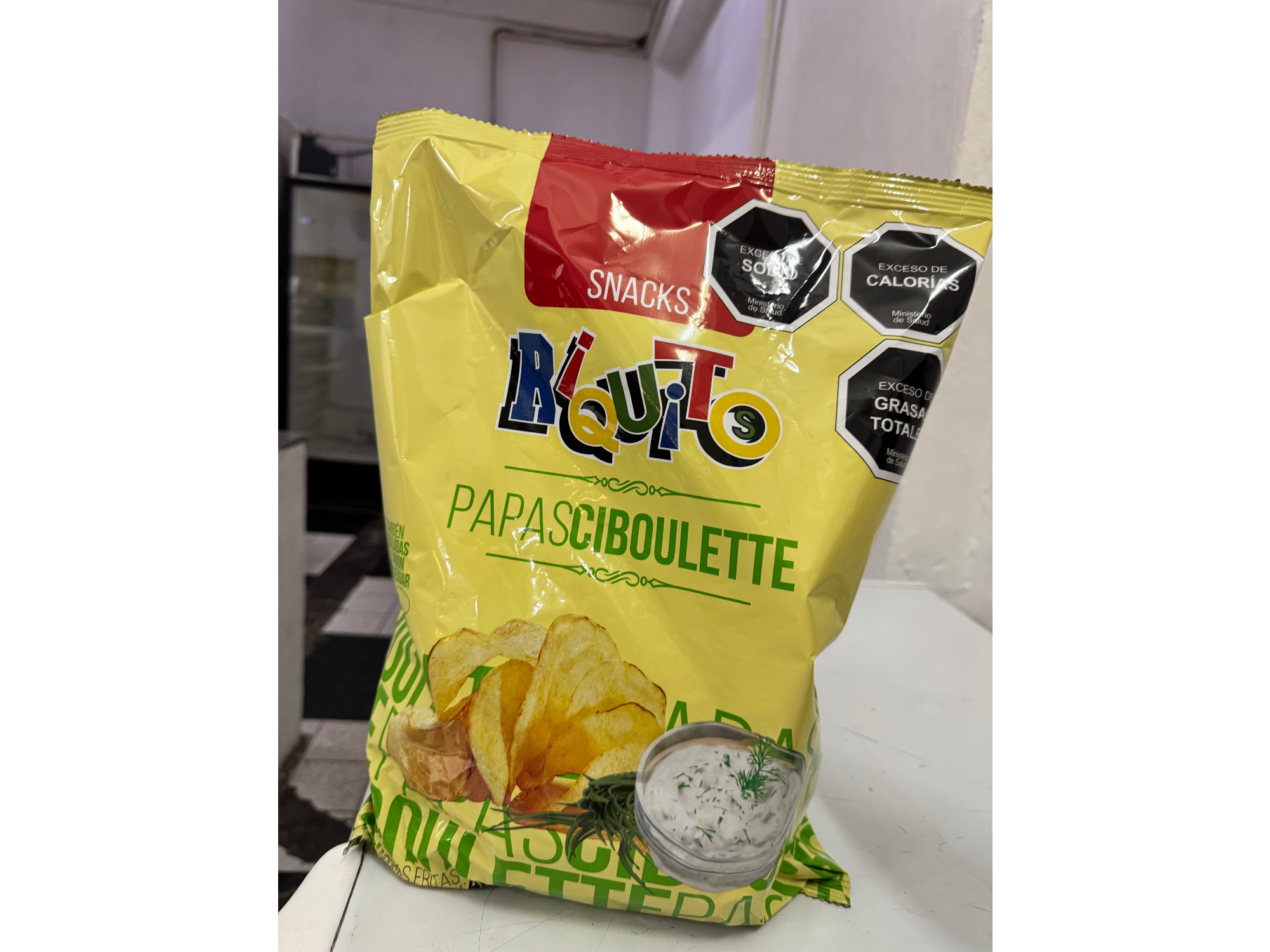 Papas ciboulette x400gr x8