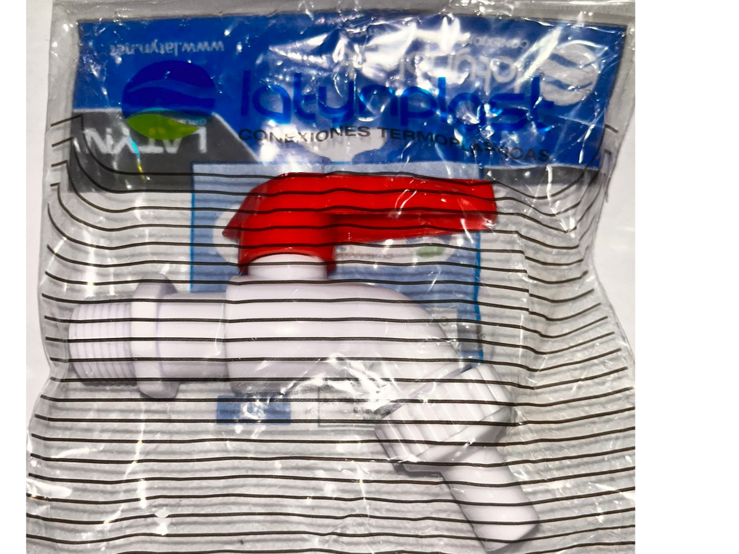 CANILLA ESFERICA PVC 1/2✔️​