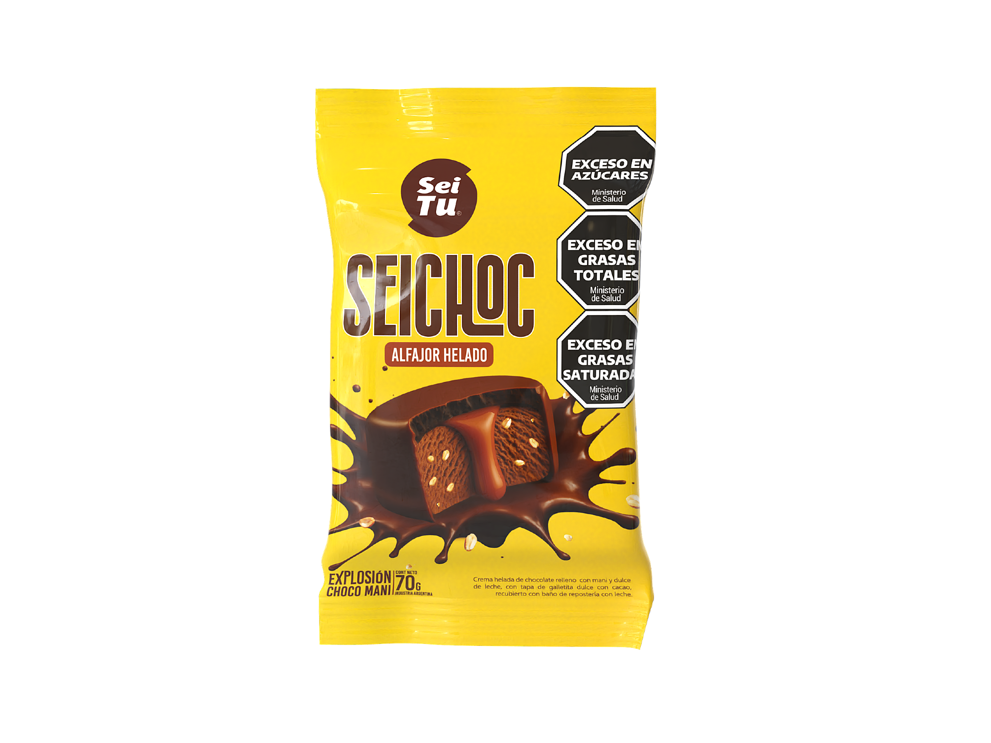 PACK ALFAJOR MANI X8 UNIDADES