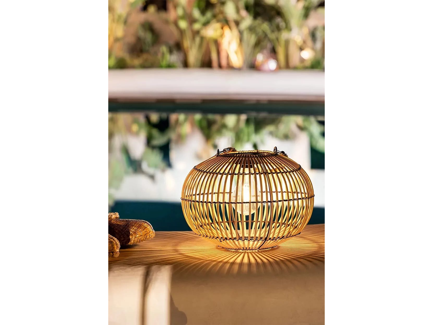 PANTALLA BAMBOO MED. GLOBO