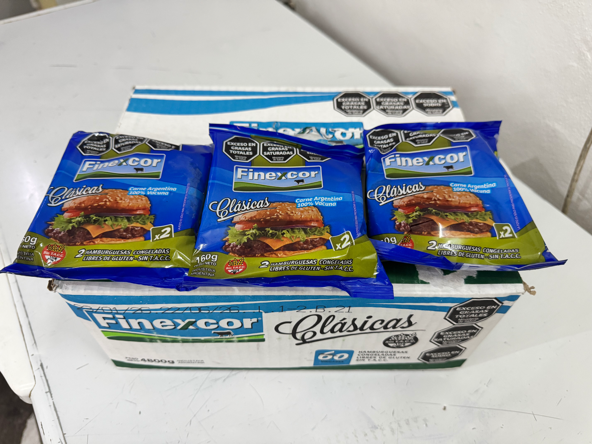 hamburguesas 80gr x30 unidades