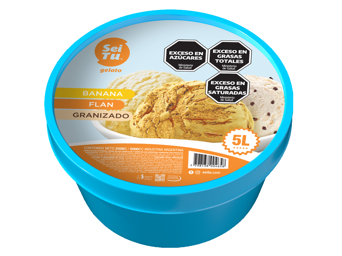 5L BANANA - FLAN - GRANIZADO