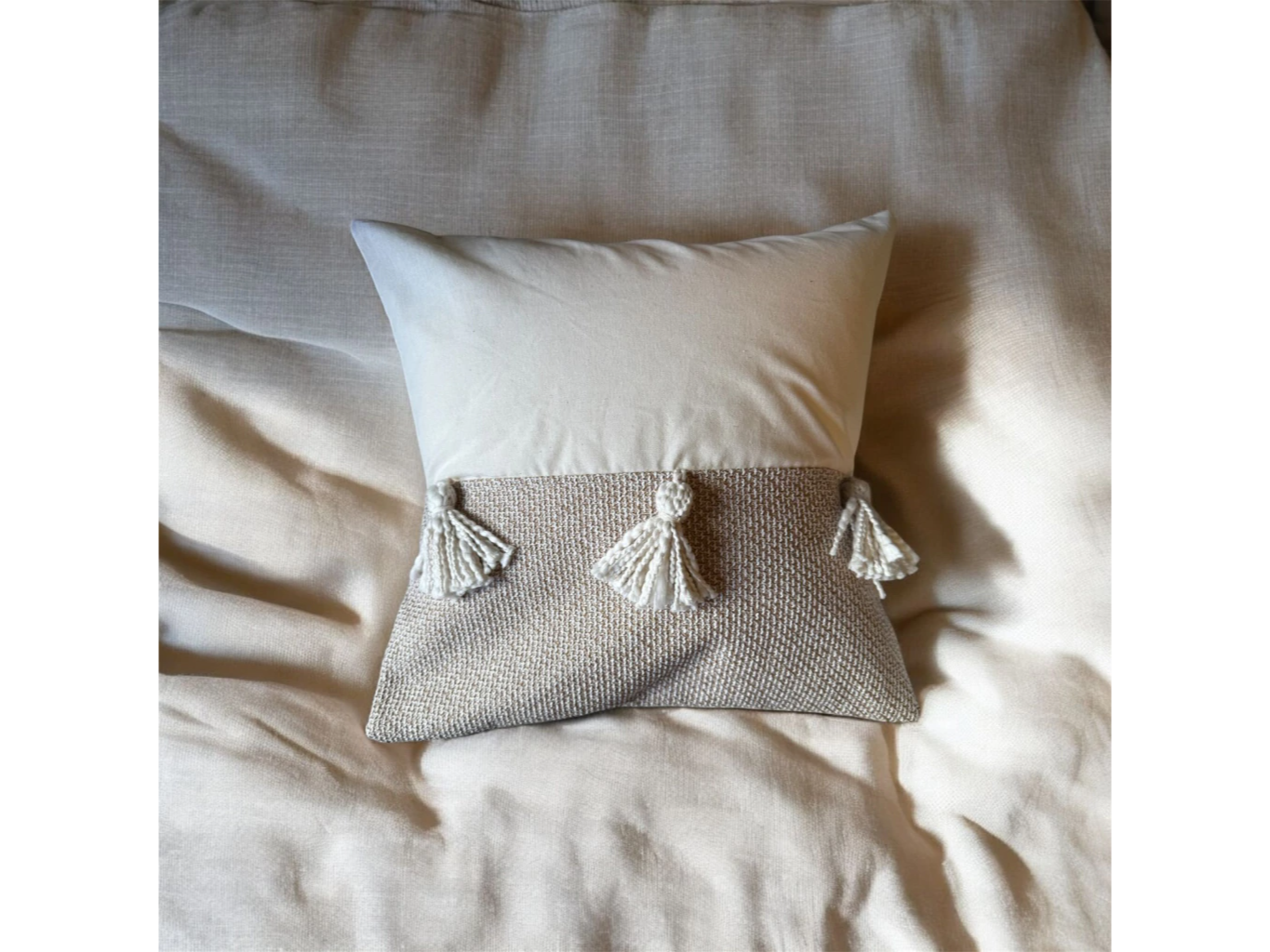 FUNDA DE ALMOHADON TIAM GRIS