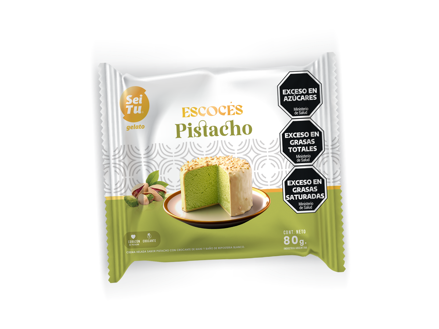 BOMBON ESCOCES PISTACHO X24 UNIDADES