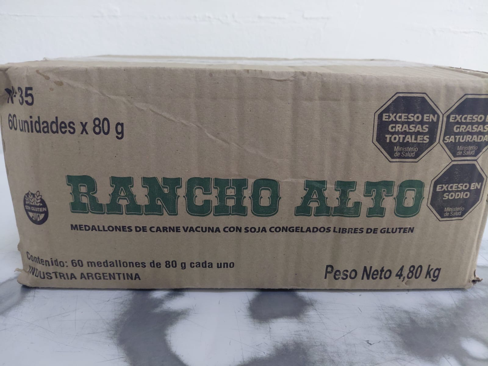 medallon 80gr x30 rancho alto