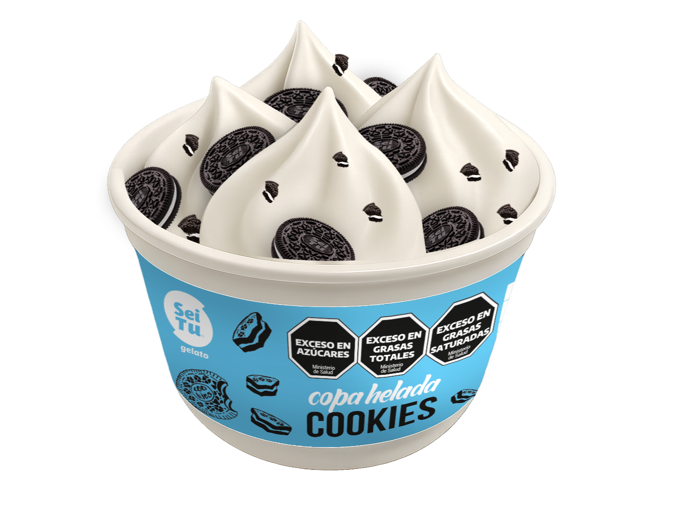 COPA X220 CC. AMERICANA C/COOKIES X12 UNIDADES