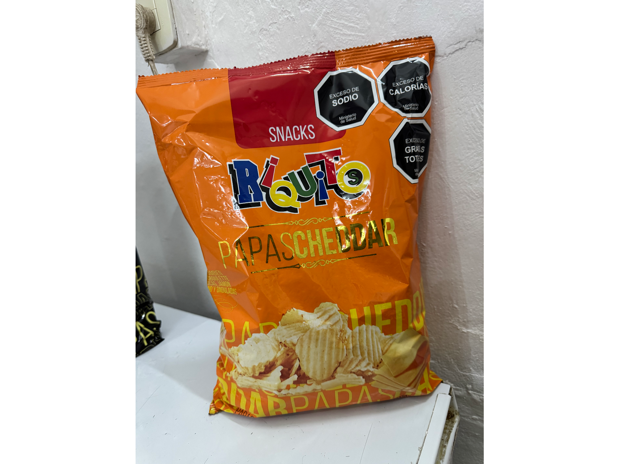 Papas cheddar x400gr x8