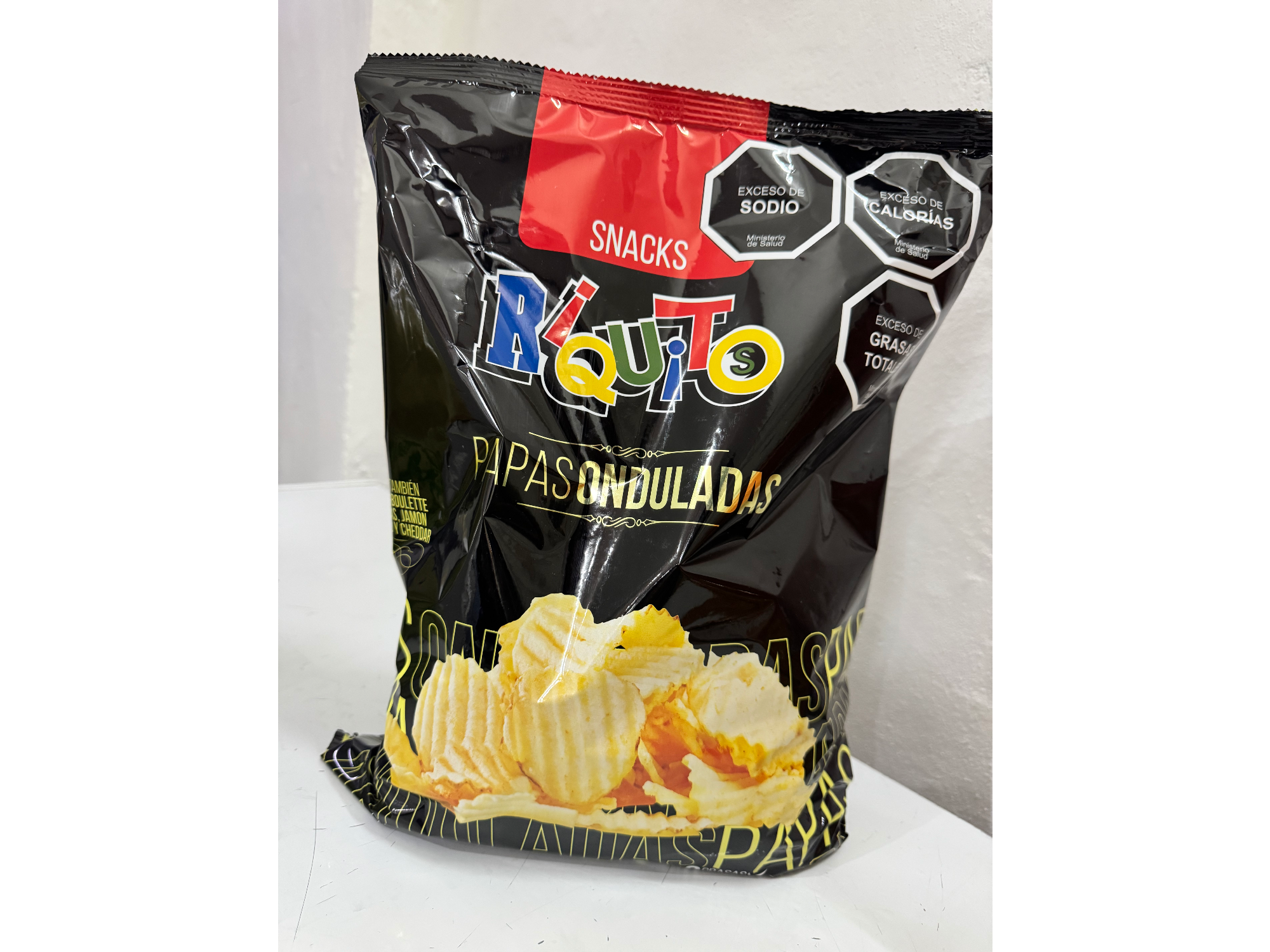 Papas ondulada x400gr x8