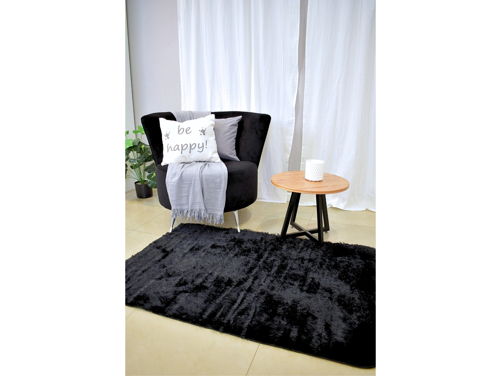ALFOMBRA DE AMBIENTE NORDICA 140X200 CM disponible en color gris