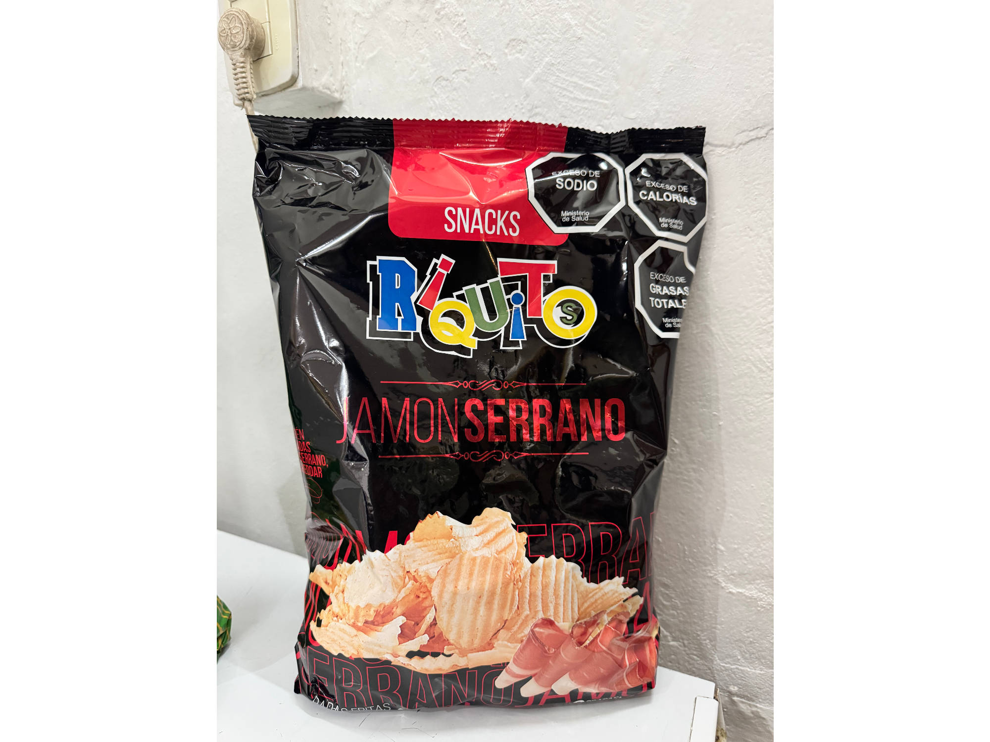 Papas Jamon Serrano x400gr x8