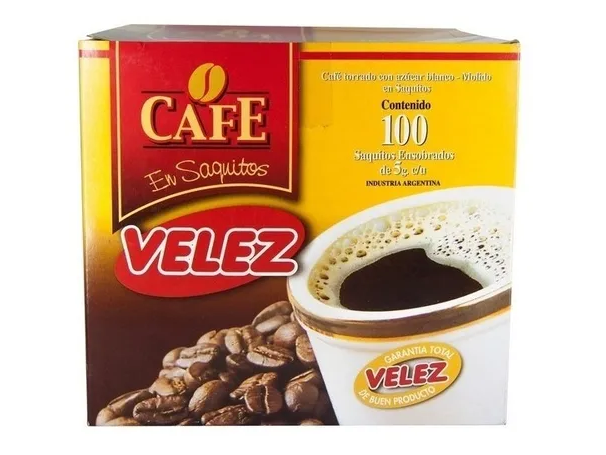 CAFE EN SAQUITO VELEZ X100