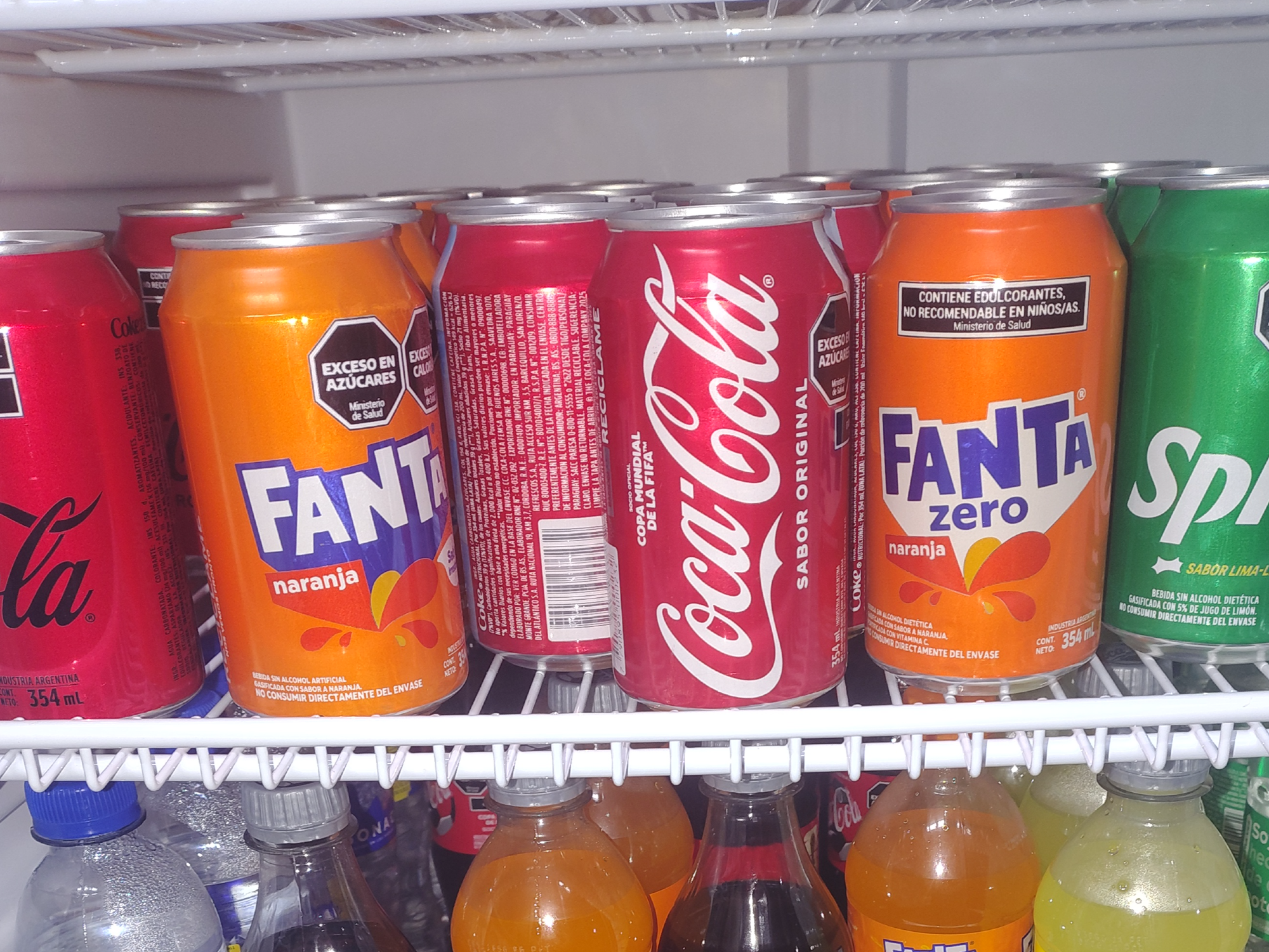 Latas gaseosas 354 cc
