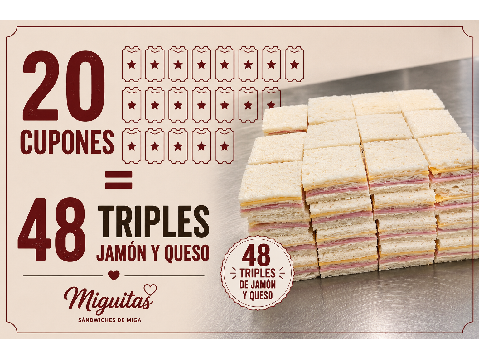 20 CUPONES