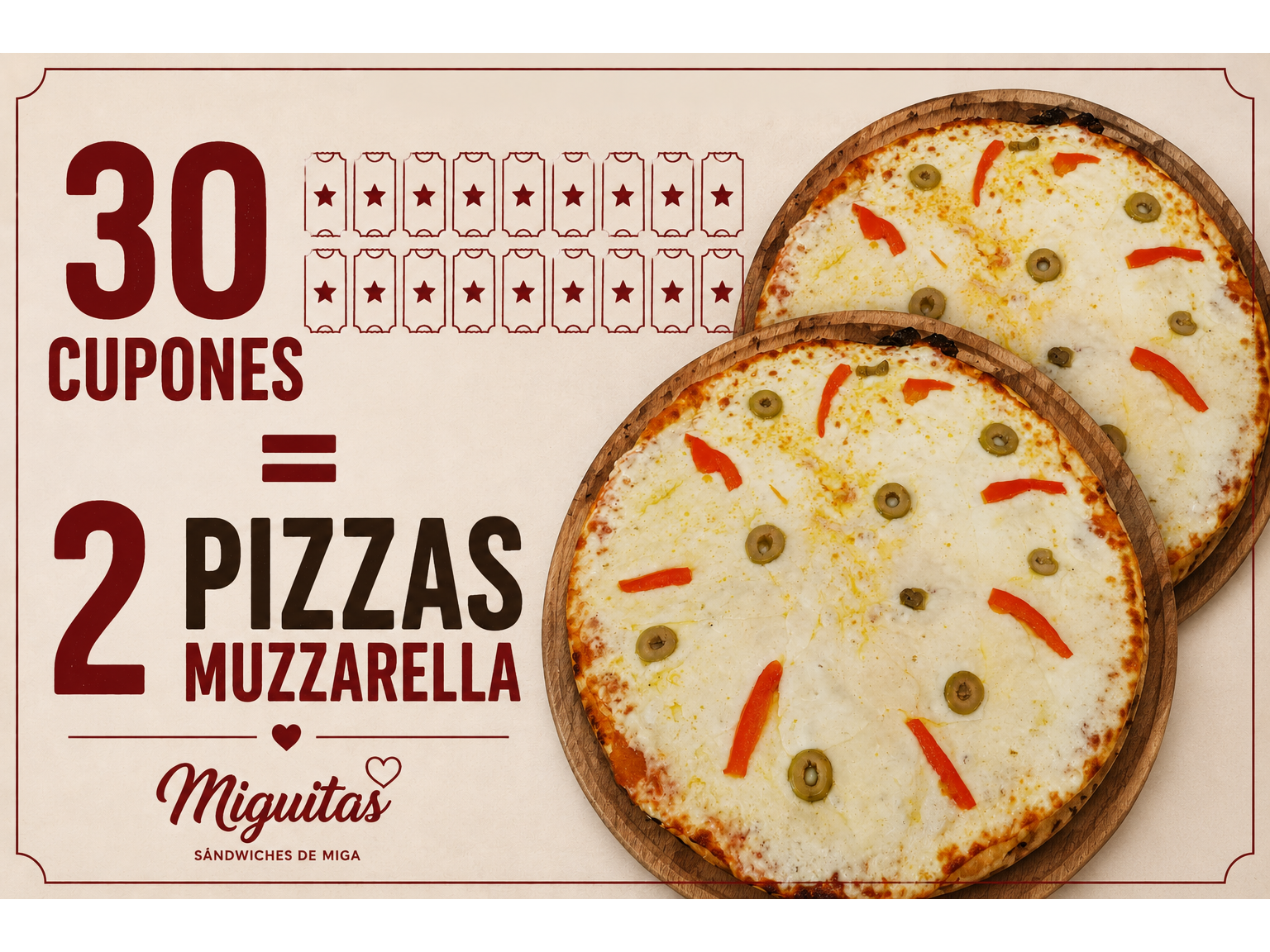 30 CUPONES