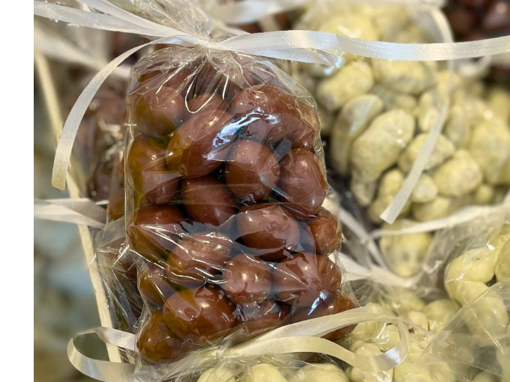 Almendras bañadas en Chocolate Negro