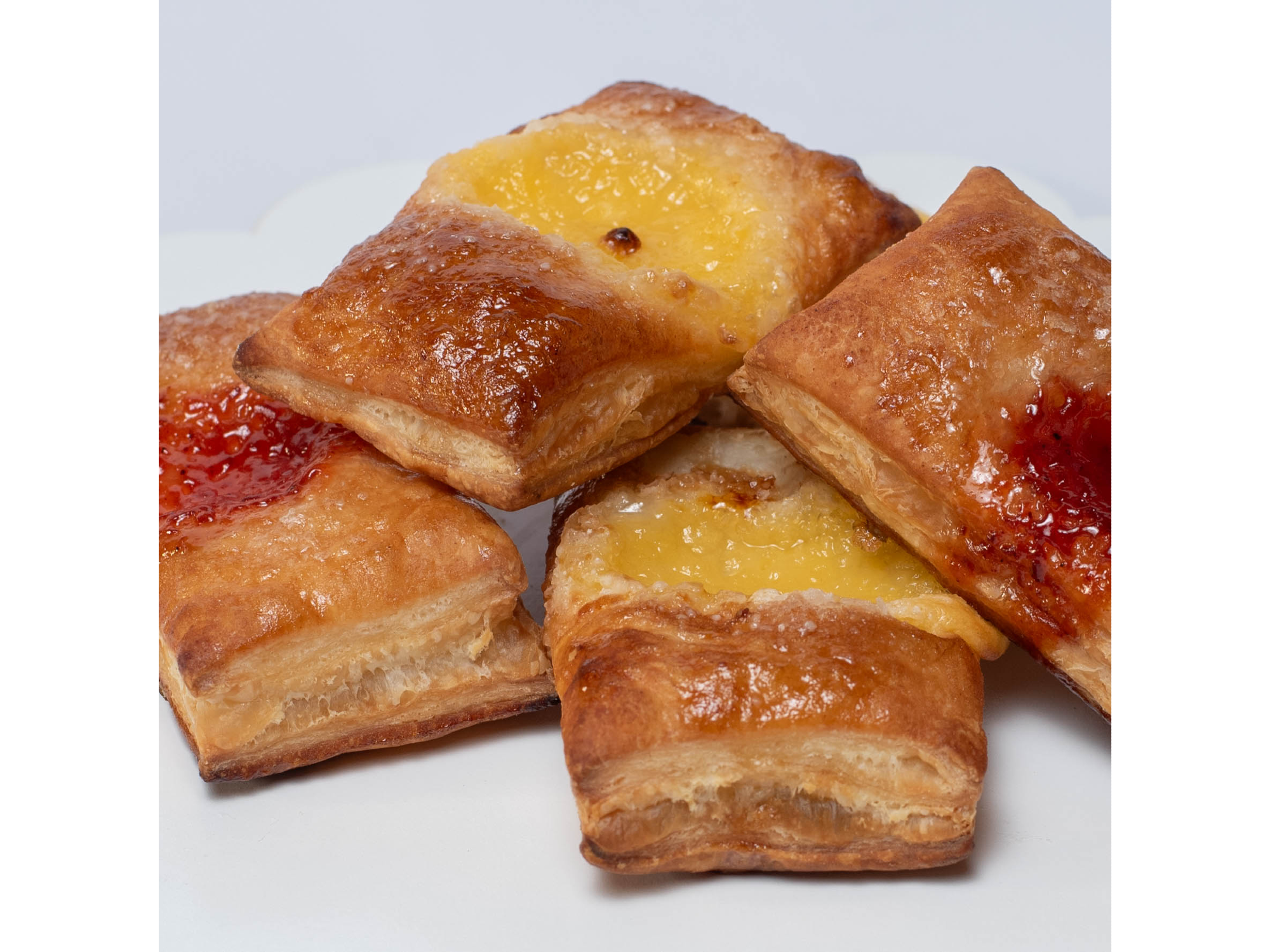 Facturas de Hojaldre con Membrillo y Crema Pastelera x250grs