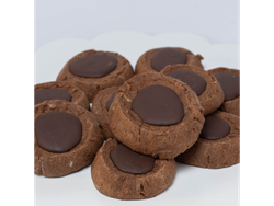 Pepas de Chocolate Negro con Chocolate Negro x250grs
