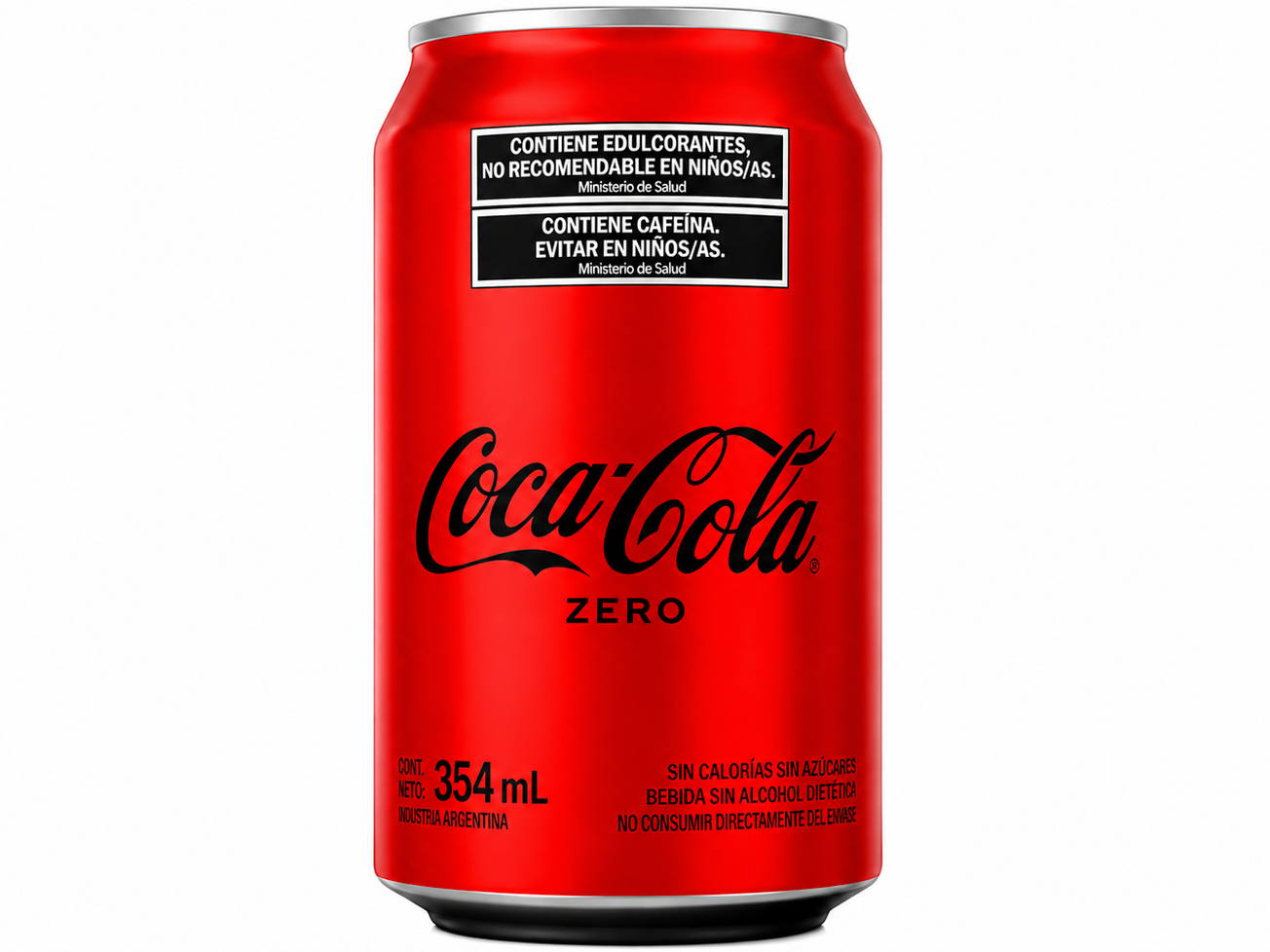 Lata coca Zero
