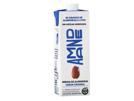 LECHE DE ALMENDRAS AMANDE ORIGINAL x 1 Lt