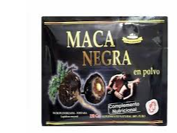 MACA  NEGRA PERUANA, MARCA KALLPA. PAQUETE x 140 G