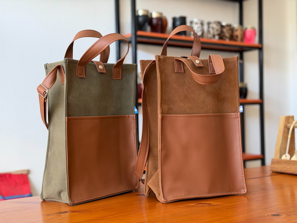 Bolso matero gamuzado