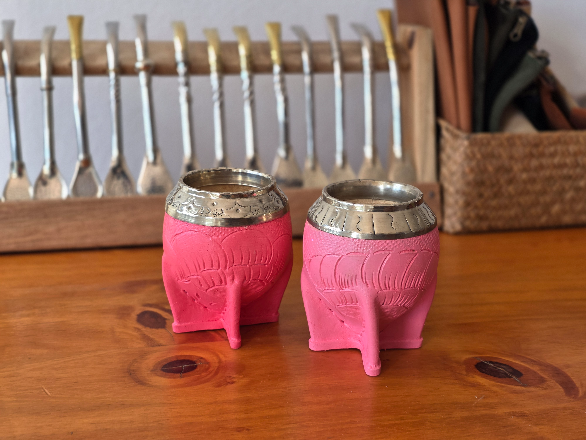 Mate torpedo alpaca rosa