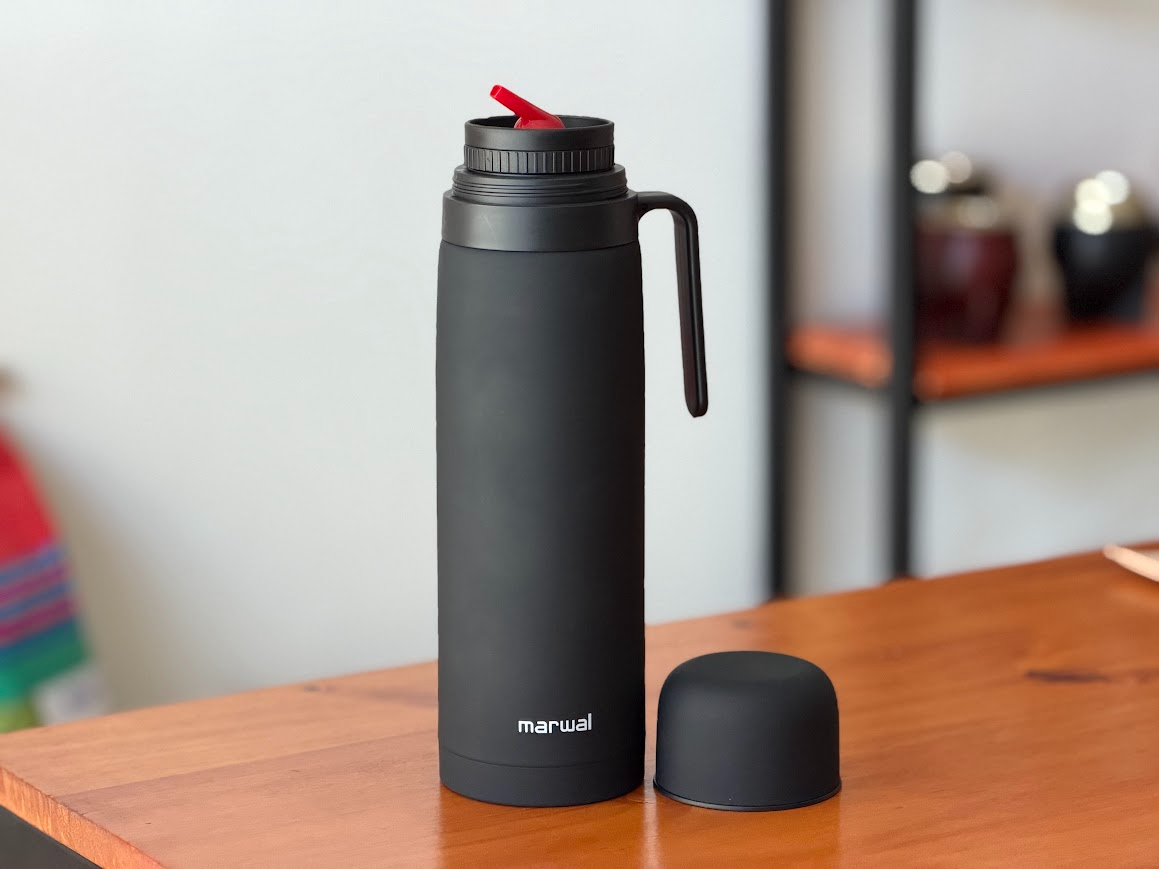 Termo Media Manija 1L  | Negro