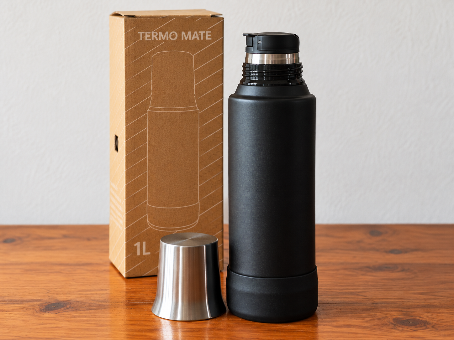 Termo System 1L | Negro