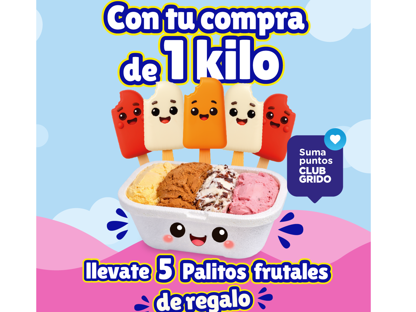PROMO MES DE LA NIÑEZ 1KG + 5 PALITOS DE REGALO