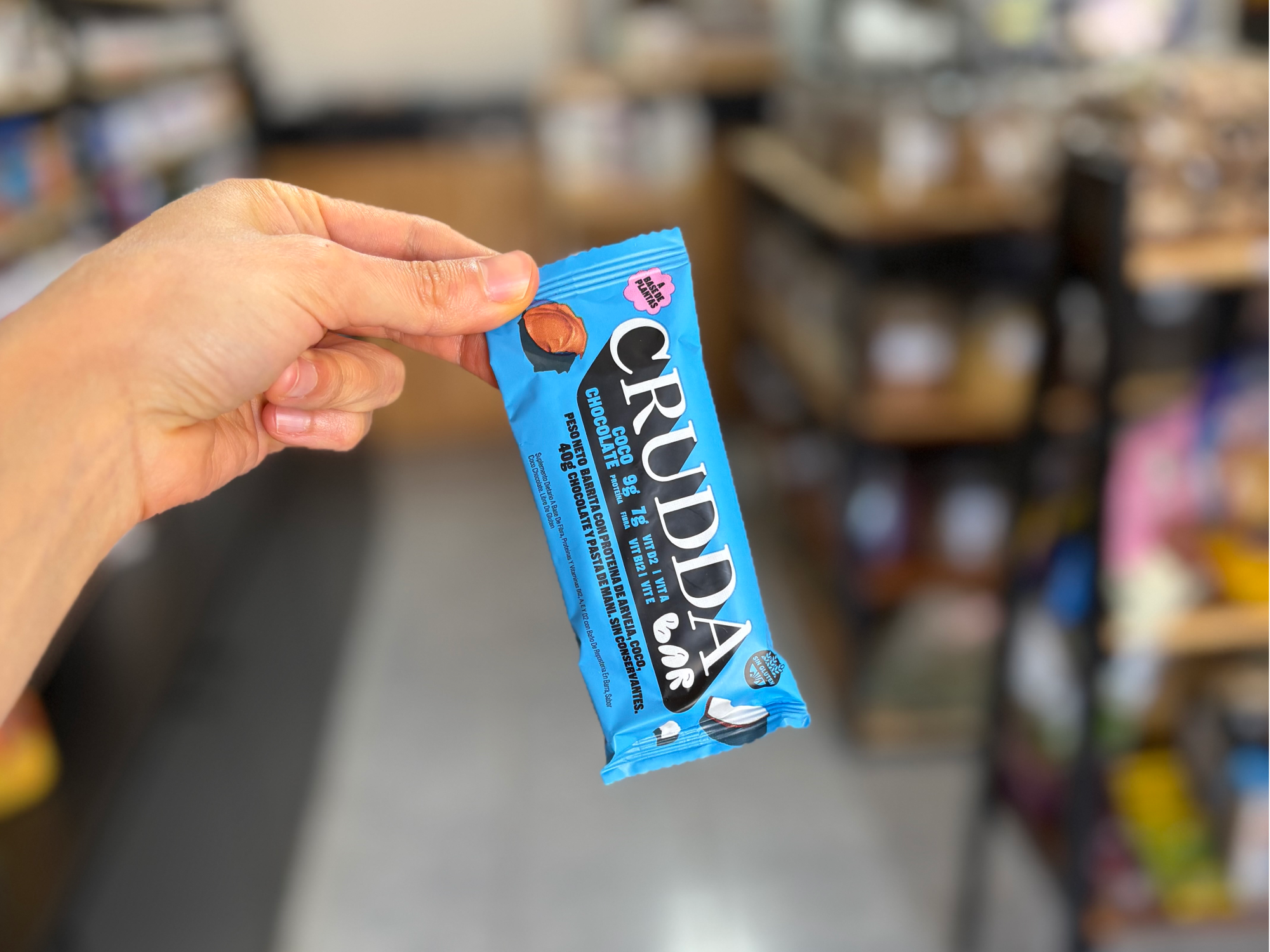 CRUDDA BAR COCO Y CHOCOLATE