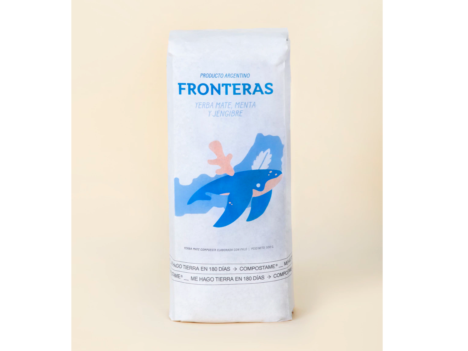 Yerba mate menta y jengibre 1/2kg