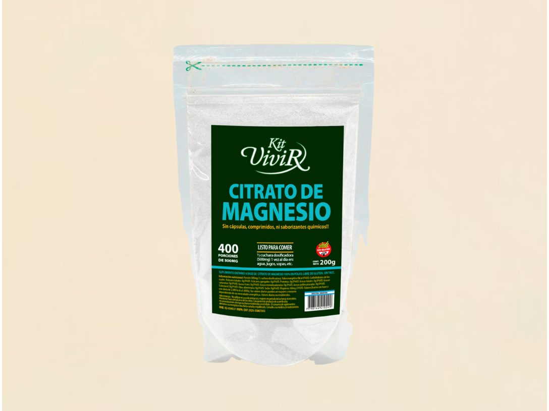 CITRATO DE MAGNESIO EN POLVO