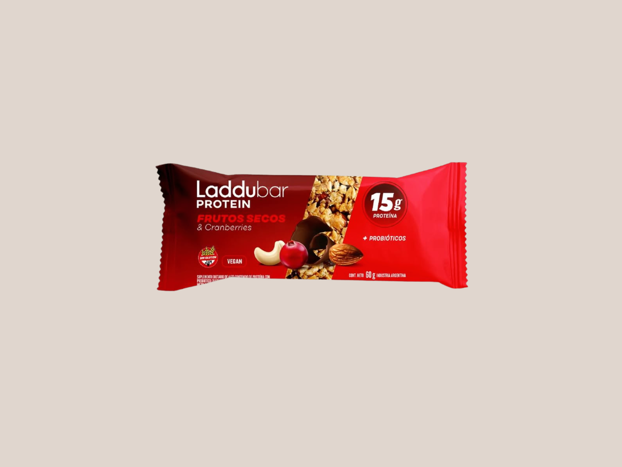LADDUBAR PROTEIN FRUTOS SECOS Y CRANBERRIES