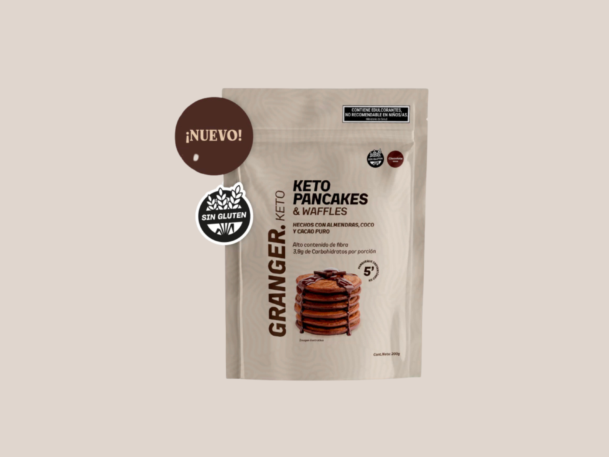 KETO PANCAKES CHOCOLATE