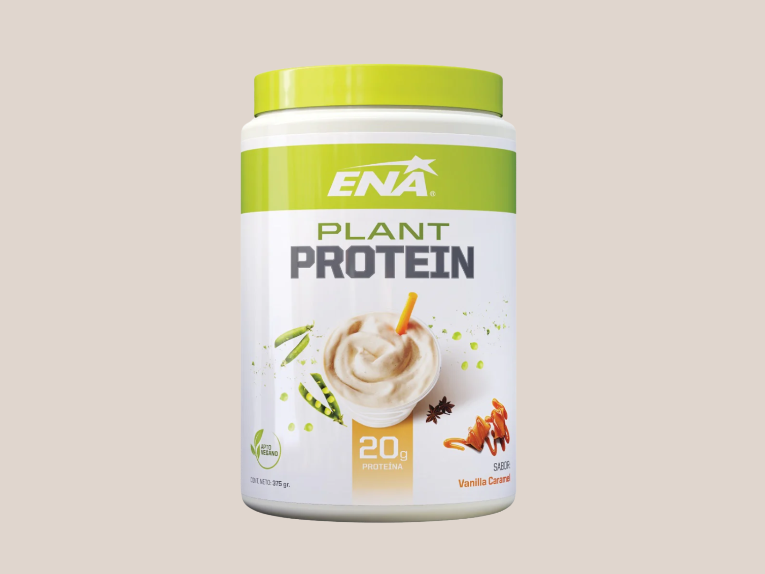 PLANT PROTEIN VAINILLA CARAMEL 375g