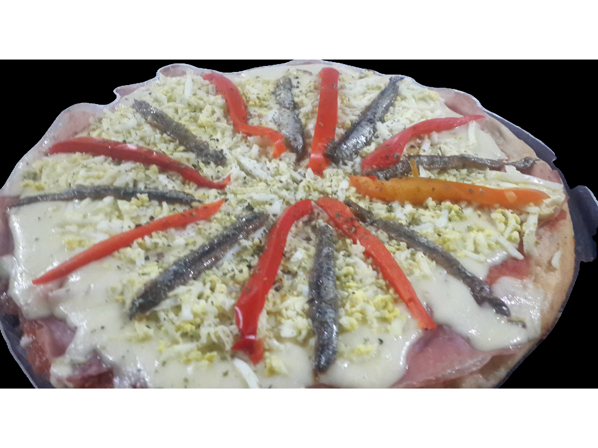 pizza anchoas de Guido's pizza