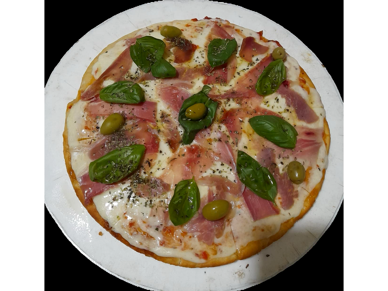 pizza jamon crudo