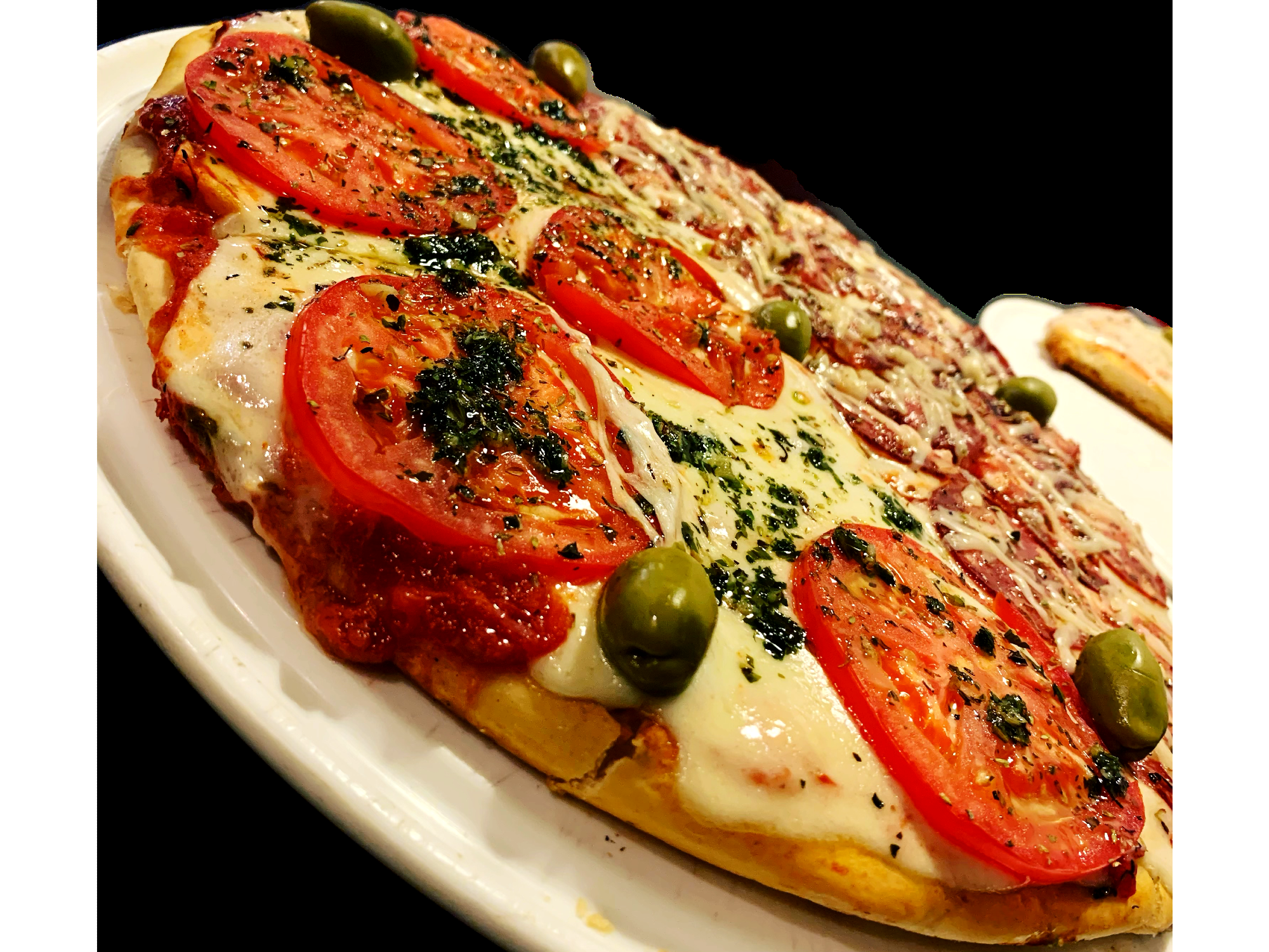 pizza Napolitana con Jamón