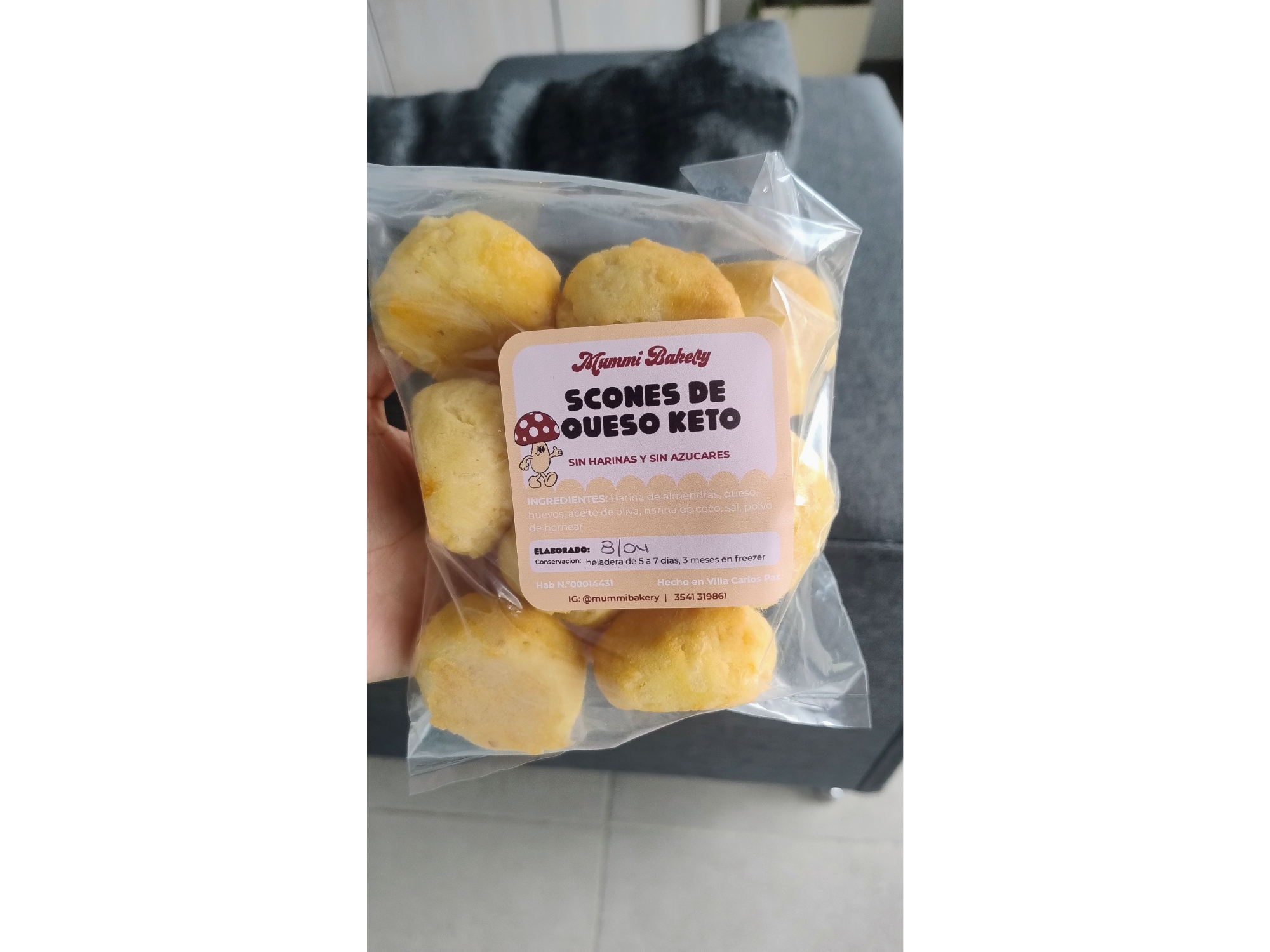 Scon de queso Keto