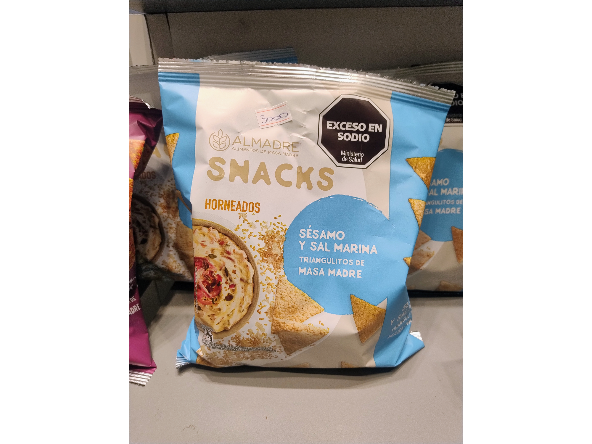 Snacks Sesamo y Sal marina