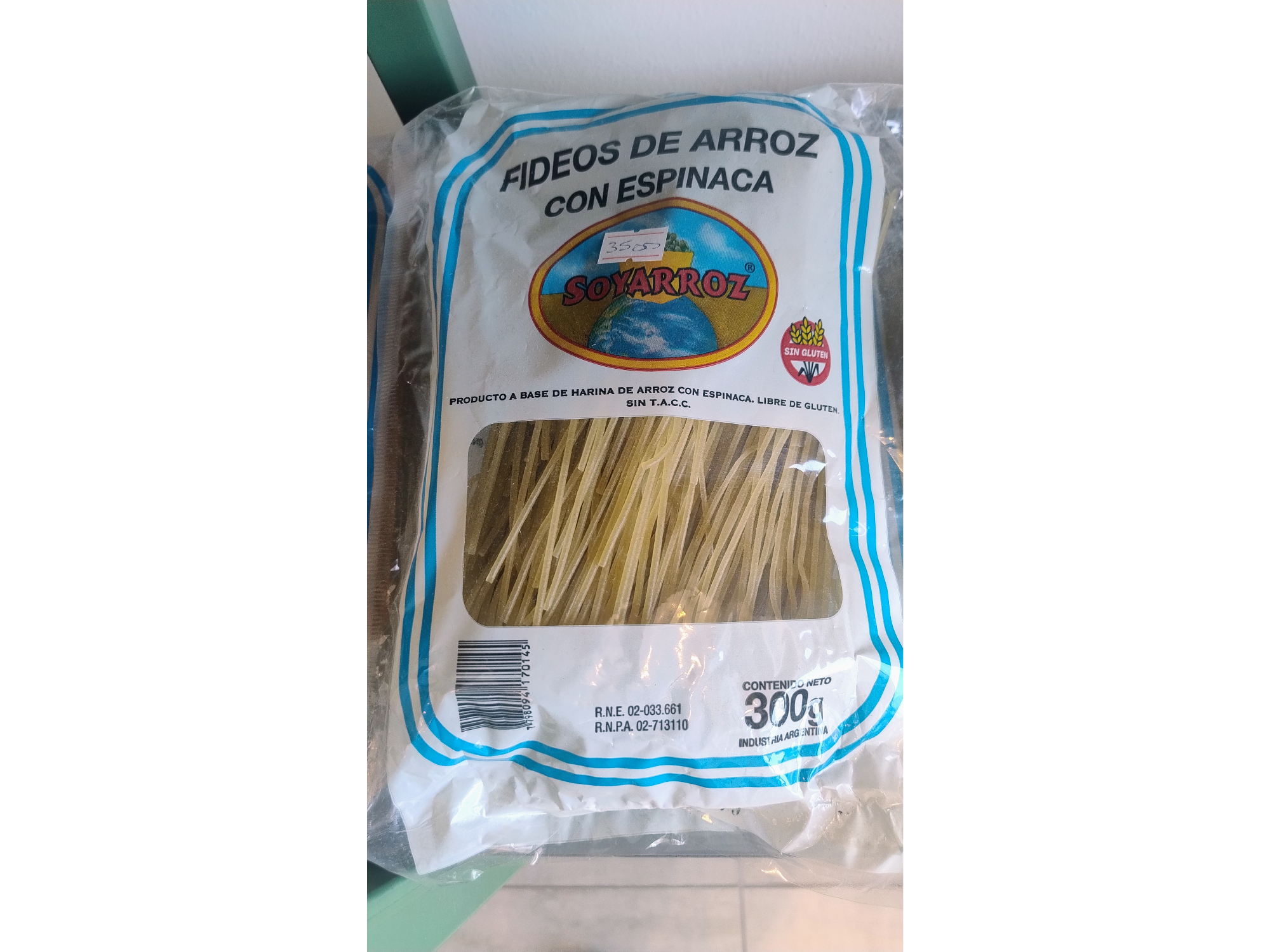 Soyarroz de espinaca