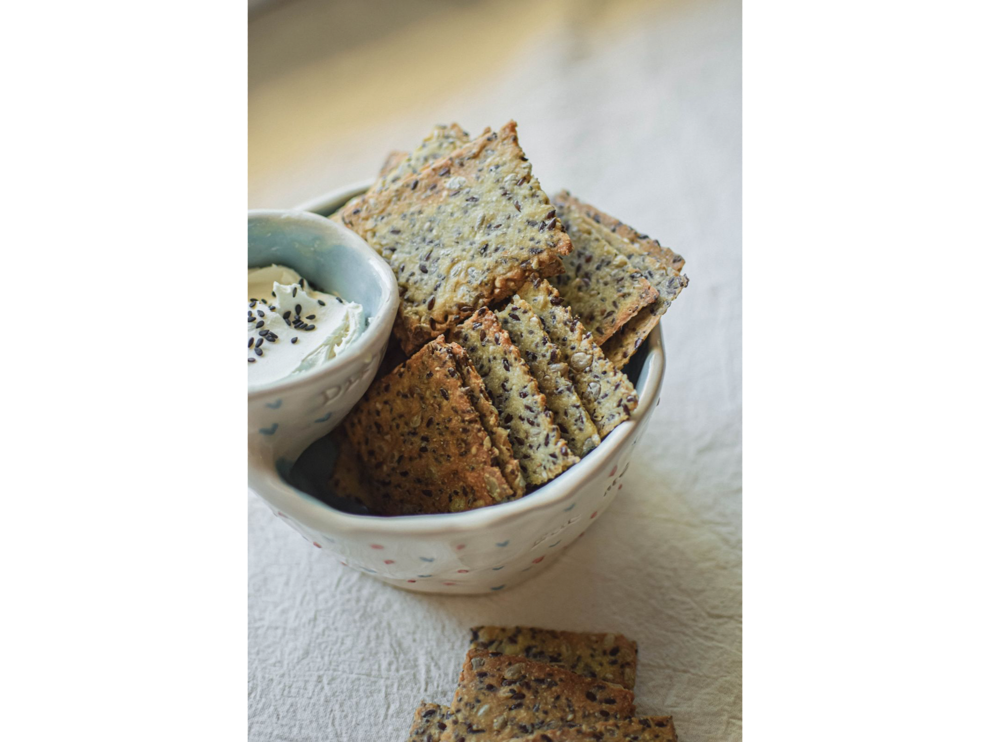 Crackers con semillas