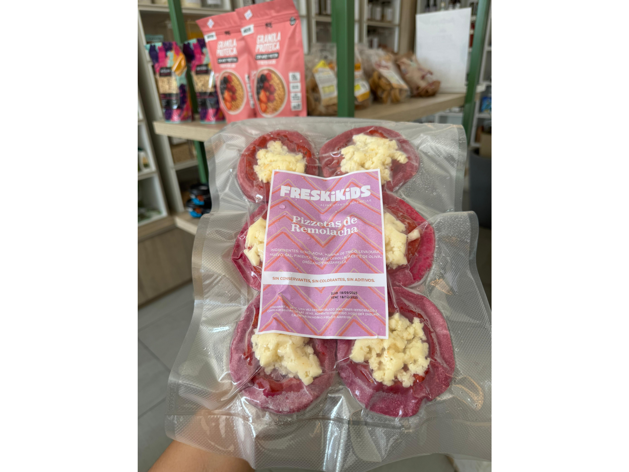 Pizzetas de remolacha