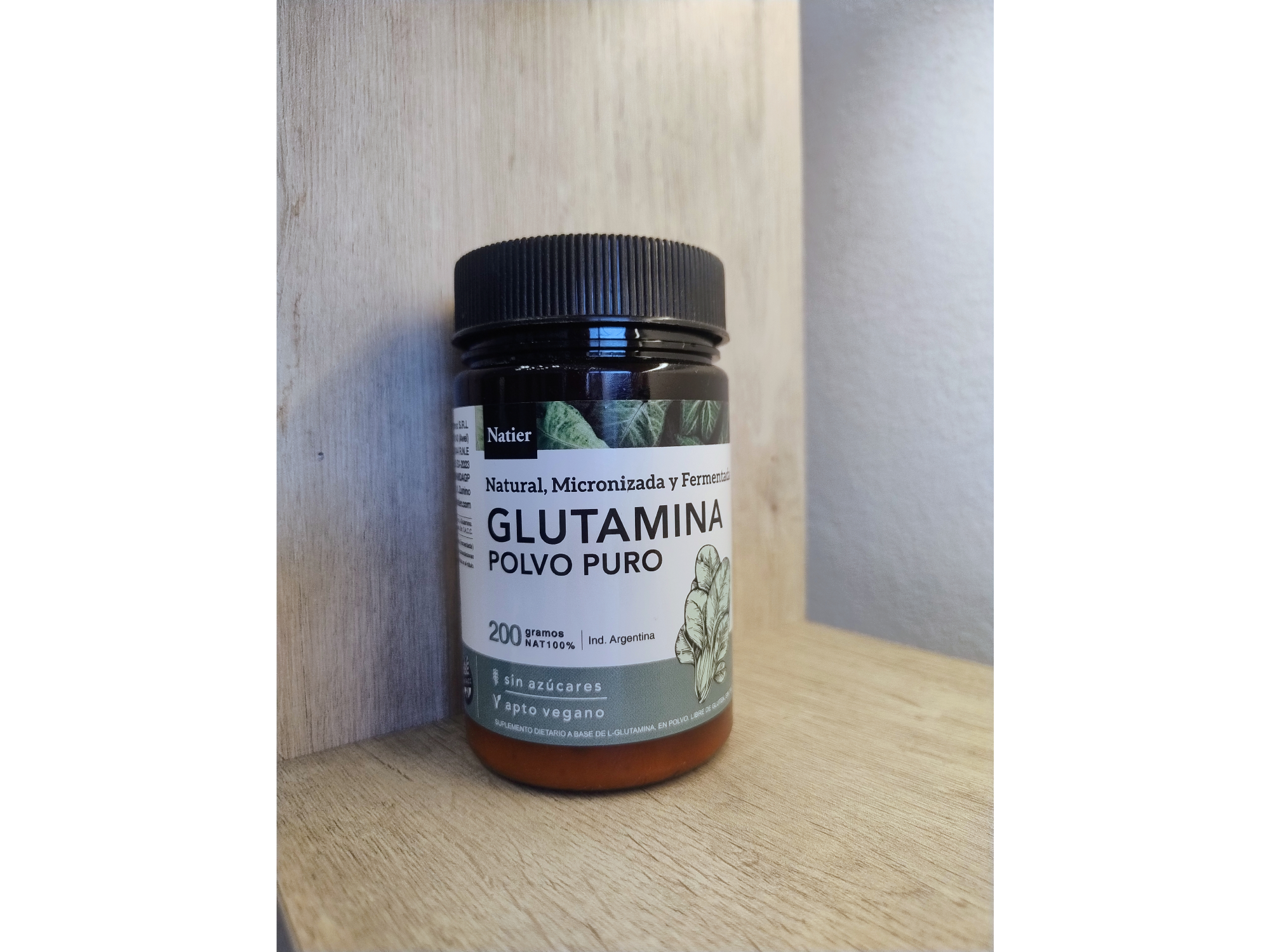 Glutamina en polvo
