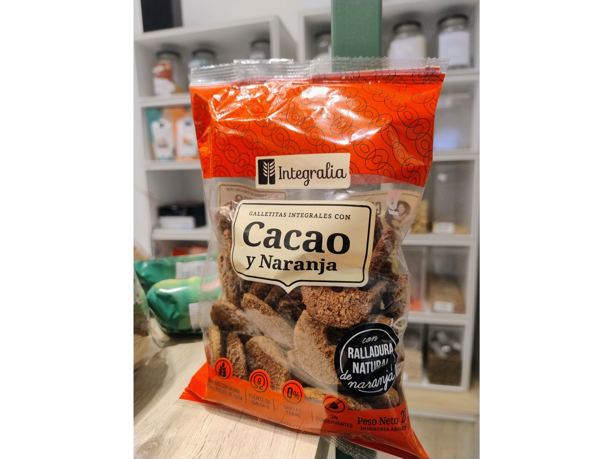 Galletas Cacao y Naranja