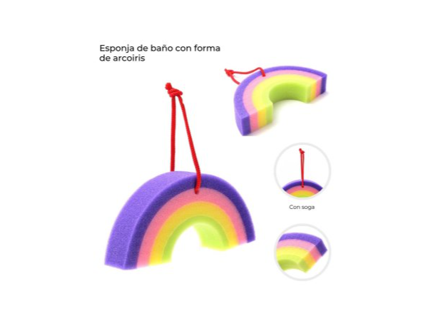 Skora Esponja de baño con forma de acorisis